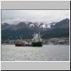 Ushuaia (Feuerland) - Blick auf die Stadt vom Beagle-Kanal aus