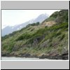 Feuerland - Blick vom Beagle-Kanal aus auf die Inselküste östlich von Ushuaia