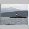 Feuerland - Leuchtturm Les Eclaireurs auf einer Insel im Beagle-Kanal östlich von Ushuaia