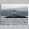 Feuerland - Leuchtturm Les Eclaireurs auf einer Insel im Beagle-Kanal östlich von Ushuaia