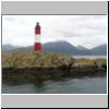 Feuerland - Leuchtturm Les Eclaireurs auf einer Insel im Beagle-Kanal östlich von Ushuaia