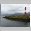 Feuerland - Leuchtturm Les Eclaireurs auf einer Insel im Beagle-Kanal östlich von Ushuaia