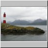 Feuerland - Leuchtturm Les Eclaireurs auf einer Insel im Beagle-Kanal östlich von Ushuaia