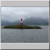 Feuerland - Leuchtturm Les Eclaireurs auf einer Insel im Beagle-Kanal östlich von Ushuaia