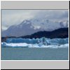 Lago Argentino - Schiffsausflug, Eisberge in Brazo Upsala