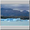 Lago Argentino - Schiffsausflug, Eisberge in Brazo Upsala