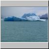 Lago Argentino - Schiffsausflug, Eisberge in Brazo Upsala