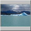 Lago Argentino - Schiffsausflug, Eisberge in Brazo Upsala