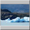 Lago Argentino - Schiffsausflug, Eisberge in Brazo Upsala