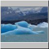 Lago Argentino - Schiffsausflug, Eisberge in Brazo Upsala