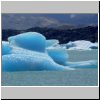 Lago Argentino - Schiffsausflug, Eisberge in Brazo Upsala