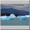 Lago Argentino - Schiffsausflug, Eisberge in Brazo Upsala