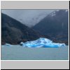 Lago Argentino - Schiffsausflug, Eisberge in Brazo Upsala