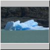 Lago Argentino - Schiffsausflug, Eisberge in Brazo Upsala