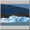 Lago Argentino - Schiffsausflug, Eisberge in Brazo Upsala