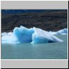 Lago Argentino - Schiffsausflug, Eisberge in Brazo Upsala