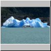 Lago Argentino - Schiffsausflug, Eisberge in Brazo Upsala