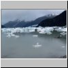 Lago Onelli - Eisbrocken im See, hinten der Onelli-Gletscher