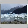 Lago Onelli - Eisbrocken im See, hinten der Onelli-Gletscher