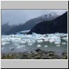 Lago Onelli - Eisbrocken im See, hinten der Onelli-Gletscher