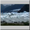 Lago Onelli - Eisbrocken im See, hinten der Onelli-Gletscher