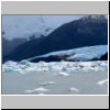 Lago Onelli - Eisbrocken im See, hinten der Onelli-Gletscher