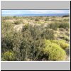 patagonische Steppe in der Nähe des Flußes Rio Chico
