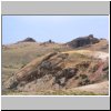 bunte Felsformationen in der Gegend von Valle Pinturas