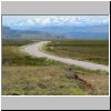 Patagonien - Landschaft an der Route Nr. 55 unweit der chilenischen Grenze, im Hintergrund die Anden