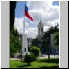 Punta Arenas - Plaza de Armas, hinten eine Kirche