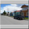 Puerto Natales - Häuser im Stadtzentrum an der Manuel Bulnes Straße