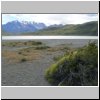 Torres del Paine NP - Laguna Amarga und Blick auf die Torres