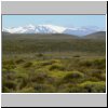 ARGENTINIEN - Patagonien - Landschaft an der Route Nr. 55 unweit der chilenischen Grenze, im Hintergrund die Andenkette