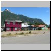 unterwegs auf der Carretera Austral zwischen Puerto Aisen und Puyuhuapi, kleiner Ort Manihuales 