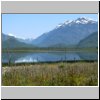 unterwegs auf der Carretera Austral zwischen Puerto Aisen und Puyuhuapi, ein See am Wegesrand