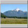 unterwegs auf der Carretera Austral zwischen Puerto Aisen und Puyuhuapi, Blick auf den Cerro Cathedral (2060 m)