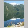 unterwegs auf der Carretera Austral zwischen Puerto Aisen und Puyuhuapi, Landschaft am Lago Torres