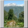 unterwegs auf der Carretera Austral zwischen Puerto Aisen und Puyuhuapi, Landschaft bei einem Zwischenstopp