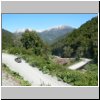 unterwegs auf der Carretera Austral zwischen Puerto Aisen und Puyuhuapi, Landschaft bei einem Zwischenstopp