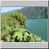 unterwegs auf der Carretera Austral bei Puyuhuapi, am Ufer eines Pazifikfjordes