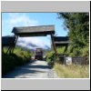 unterwegs auf der Carretera Austral zwischen Puyuhuapi und Chaiten - Einfahrtstor zum NP Queulat bei Puyuhuapi