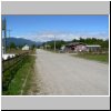 unterwegs auf der Carretera Austral zwischen Puyuhuapi und Chaiten - Pause im Ort La Junta