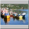 Insel Chiloé - Fischerboote an der Nordküste