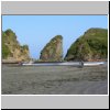 Insel Chiloé - felsige Nordküste an der Pinguinera Islotes de Puihuil