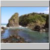 Insel Chiloé - felsige Nordküste an der Pinguinera Islotes de Puihuil