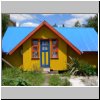 Ancud, Insel Chiloé - ein Holzschindel-Haus im Zentrum