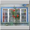 Ancud, Insel Chiloé - Fenster in einem Holzschindel-Haus