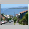 Ancud, Insel Chiloé - Blick über die Stadt, hinten die Pazifikküste