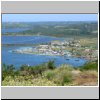 Insel Chiloé - Blick auf die Landschaft bei Ancud von einem Aussichtshügel am Rande der Stadt