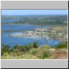 Insel Chiloé - Blick auf die Landschaft bei Ancud von einem Aussichtshügel am Rande der Stadt